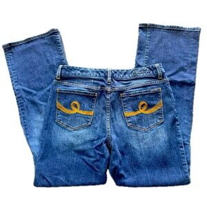 Seven 7 Women’s Bootcut Blue Jeans Size 12 EUC